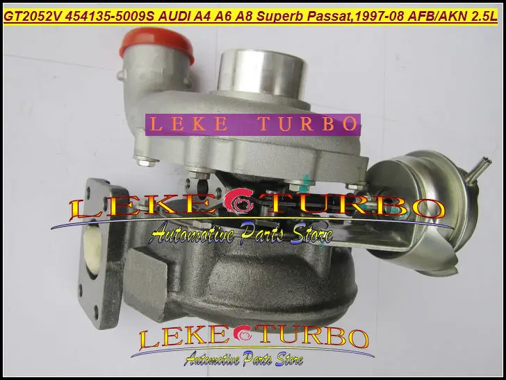 Турбокомпрессор GT2052V 454135-5009S 454135-0001 454135 для Audi A4 A6 A8 Volkswagen VW Passat superb AYM AKN 2.5L TDI |