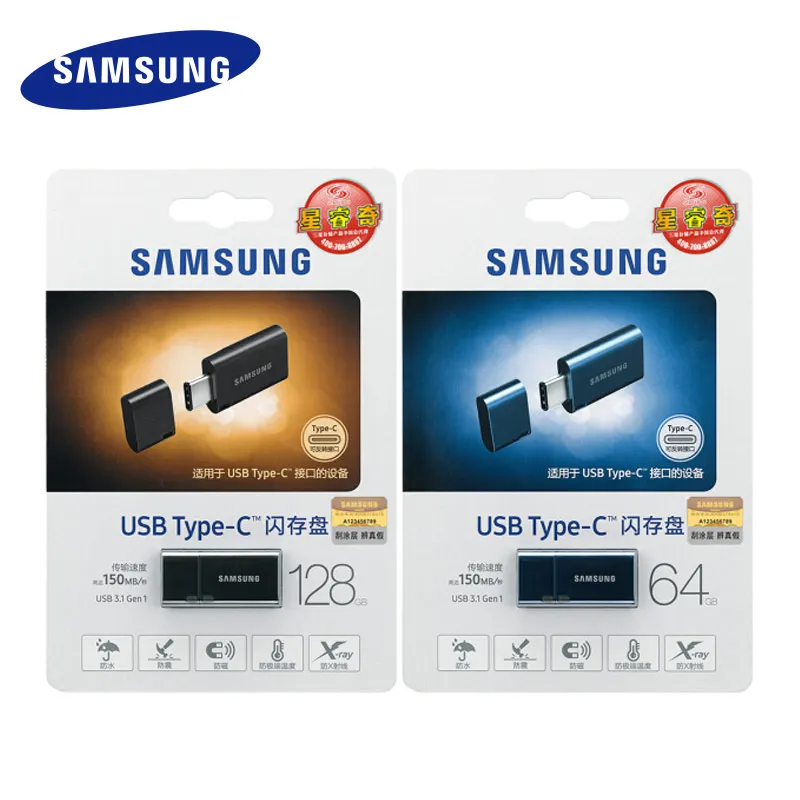 SAMSUNG USB 3 1 type C 64 ГБ смартфон планшетный ПК флеш накопители накопитель карта памяти