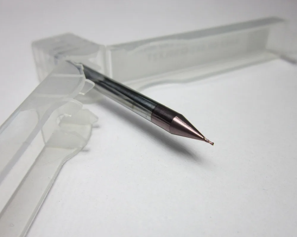 

micro end mills 0.5MM HRC55 Tungsten Carbide Flat End Mill 2 flutes 55HRC CNC machine Milling Cutters CAE2-0.5X4 L50mm