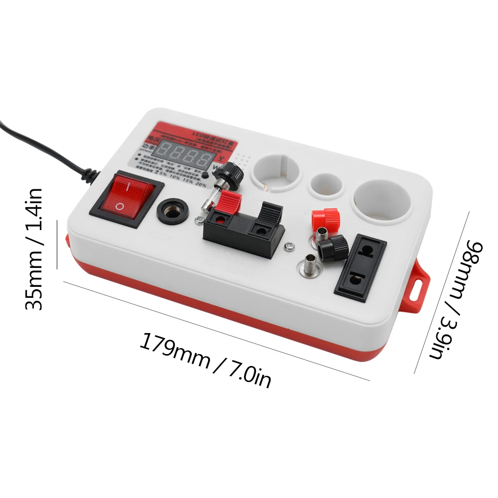 Ручной светодиодный мини тестовый блок для лампы аккумуляторного тестового