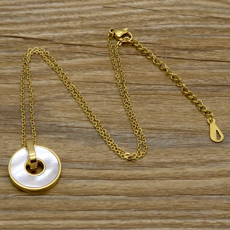 Женская цепочка из нержавеющей стали розовое золото вечерние ювелирные