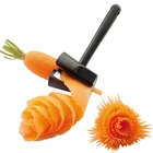 Овощерезка, пластиковые спиральные слайсеры, Овощечистка, терка, спиральный резак, кухонный гаджет, аксессуары, инструмент для приготовления пищи, кухонные фруктовые инструменты