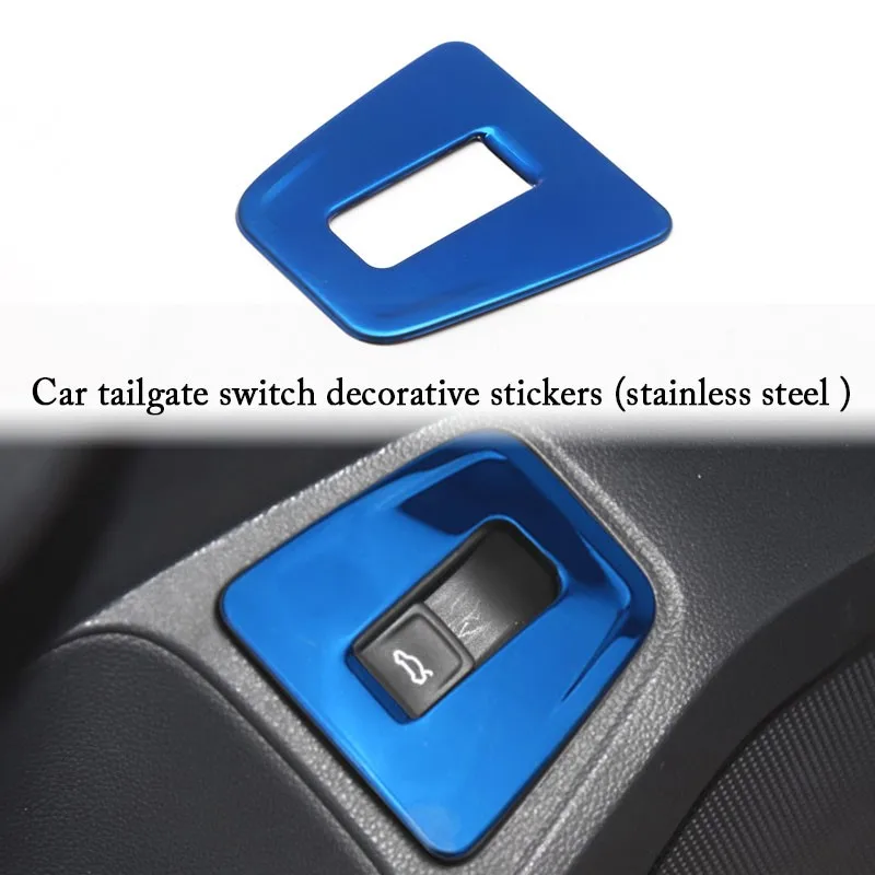 Blue Atreus, 1 шт., наклейки на панель из нержавеющей стали для Volkswagen Tiguan 2 VW Tiguan, автомобильные аксессуары - Название цвета: Blue