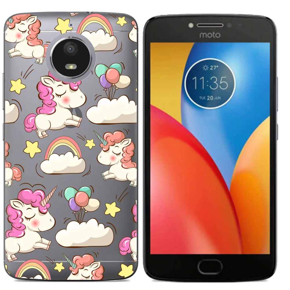 Чехол для телефона Motorola Moto E4 E5 G6 Z3 Plus Play 5 дюймов милый мультяшный модный дизайн