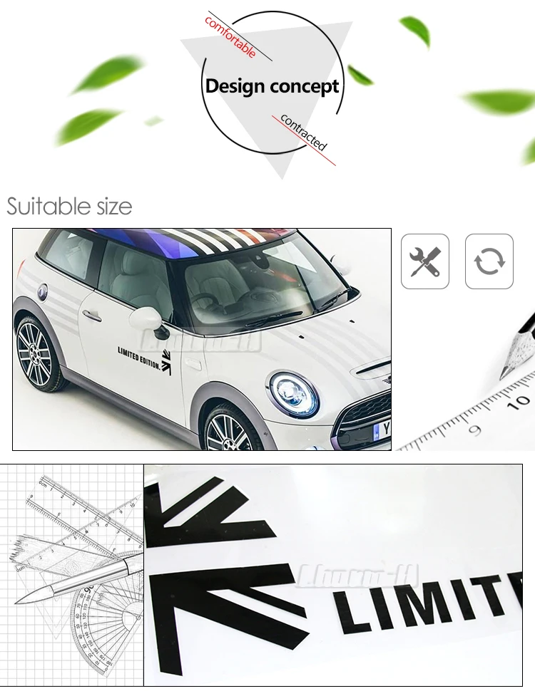 Юнион Джек украшения боковой двери тела наклейки Наклейка для Mini Cooper One JCW земляк Clubman Paceman r61 r60 r56 r53 f56 f60