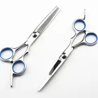 Набор японских ножниц для стрижки волос, 4cr, 6 дюймов, с кольцом