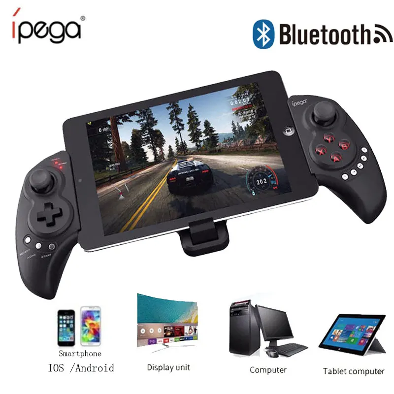 Беспроводной Телескопический джойстик IPEGA 9023 Bluetooth геймпад для iPhone Sony смартфонов