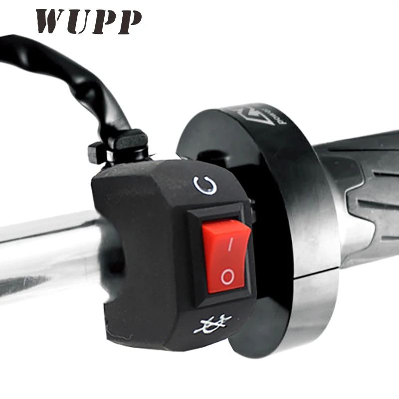 WUPP переключатель на руль мотоцикла кнопка включения/выключения большой