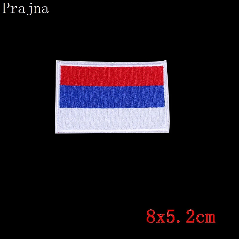 Prajna Cheap Embroidered Patches Iron On Stickers Country Flag Appliques Canada Japan Cartoon For Clothing Decor | Дом и сад