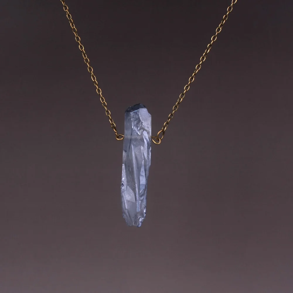 2017 винтажное Золотистое Ожерелье ручной работы из многоцветной проволоки с