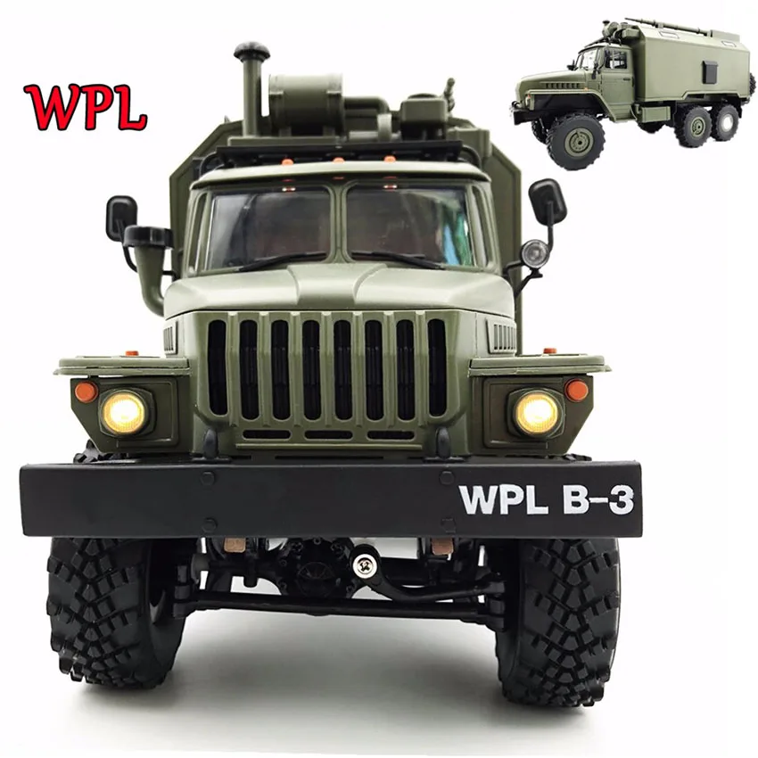 WPL B-36 B36 6WD Rc Урал армейский автомобиль военный пульт дистанционного управления rc Грузовик Рок Гусеничный командный автомобиль RTR VS WPL C24