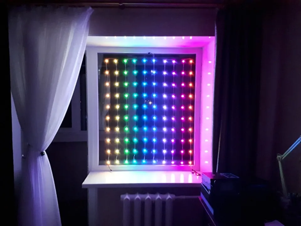 Светодиодный модуль WS2812B 50 шт./100 шт. предварительно припаянный радиатор 5050 RGB