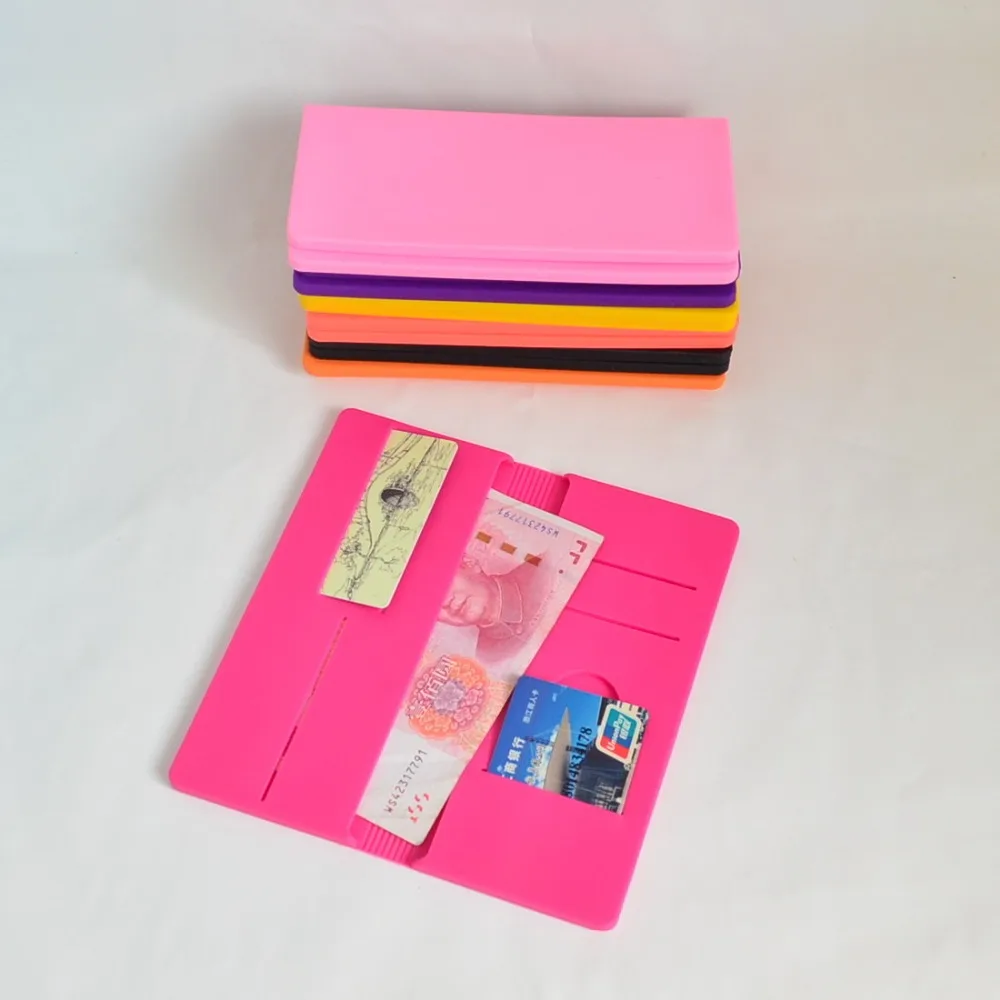 Силиконовый кошелек-клатч с держателем для карт милые силиконовые кошельки