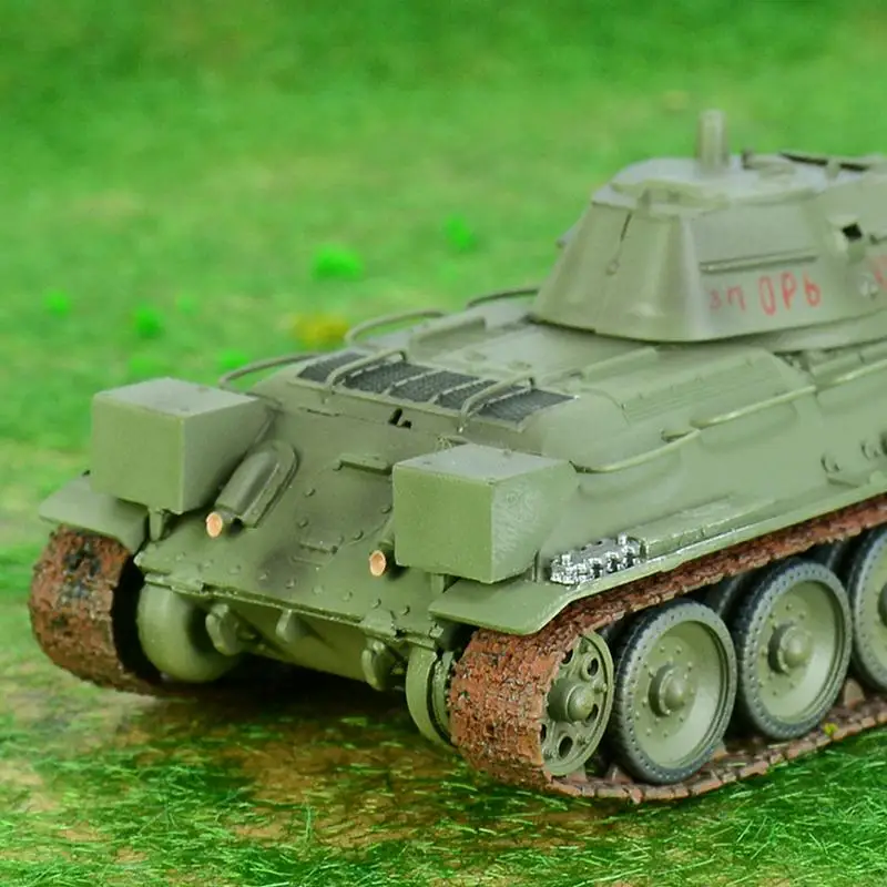 1: 72 Масштаб предварительно построенный T-34 советская средняя Танк T-34/76 Вторая мировая война хобби Коллекционная готовая пластиковая модель