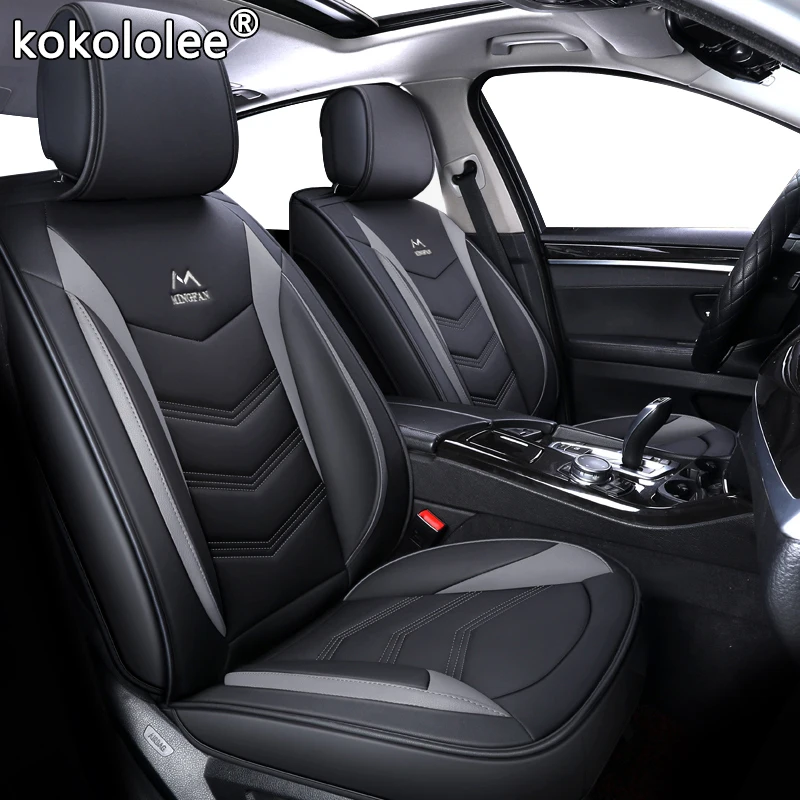 Высококачественные чехлы из искусственной кожи на автомобильные сиденья для