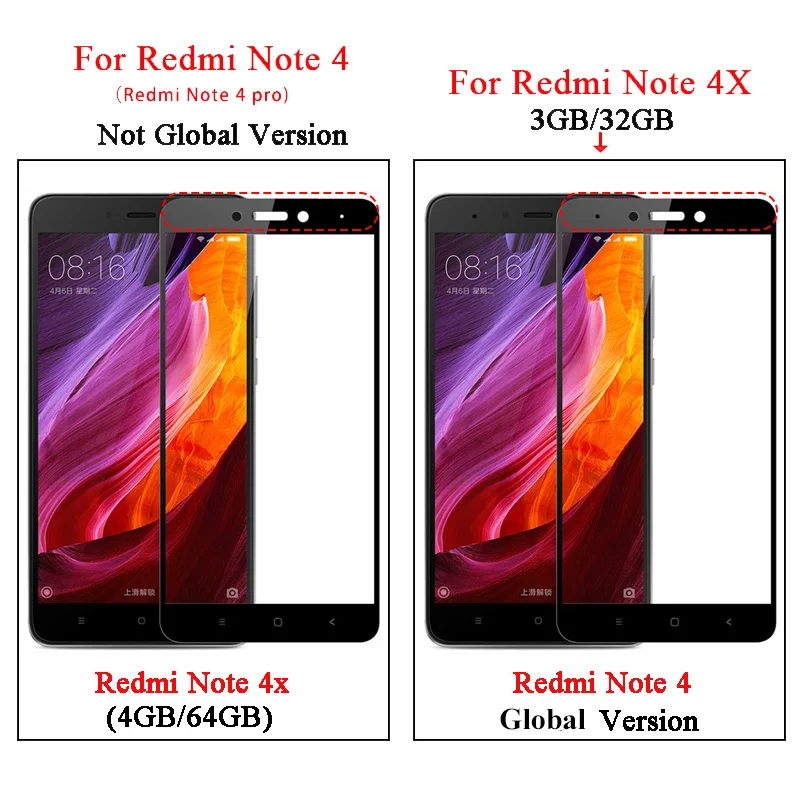 Закаленное стекло для Xiaomi Mi A1 Mi5X Redmi 5 Plus 4 4Pro 4X Note Global 5A полное покрытие Защитная