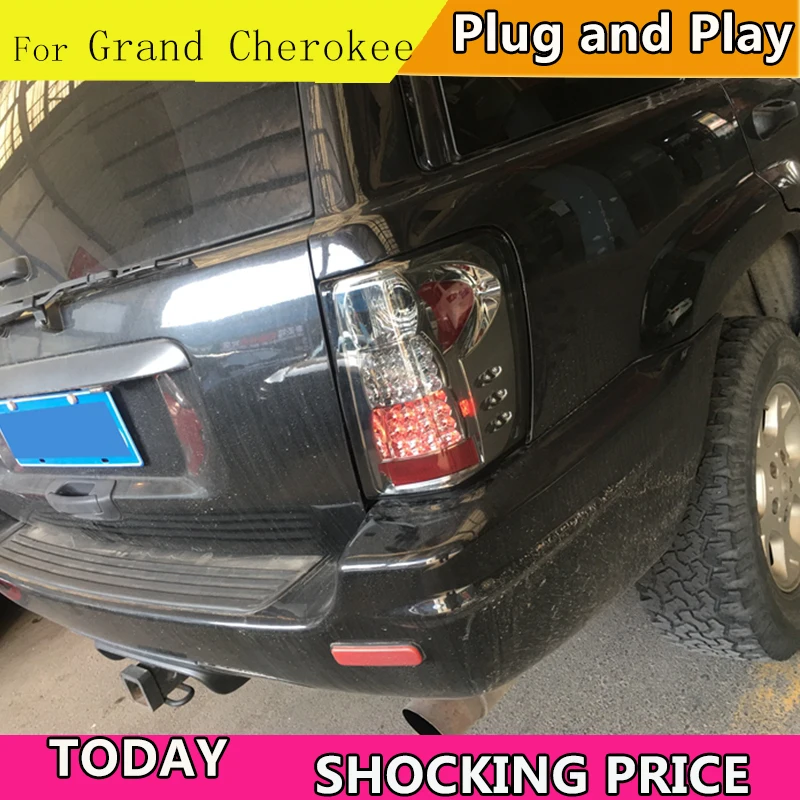 Тюнинг автомобилей для jeep Grand Cherokee хвост светильник сборки 99 04 задний