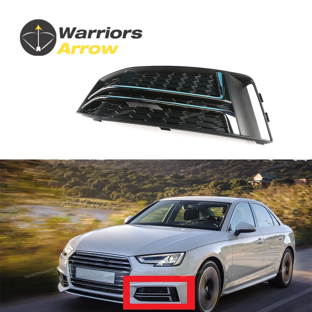 8W0807681F для Audi A4 B9 S LINE 2016 2017 2018 левый передний бампер нижний гриль|Амортизаторы| |