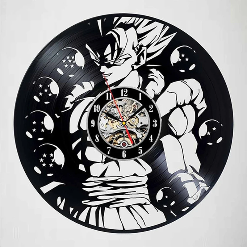 Настенные часы Horloge Murale Dragon Ball Z дизайнерские коллекционные 3d наклейки виниловые