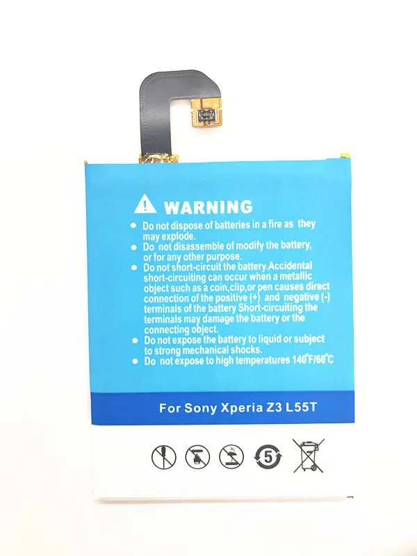 Батареи IBTION для телефона высокой емкости 3700 мАч LIS1558ERPC Sony Z3 Аккумулятор Xperia L55T L55U