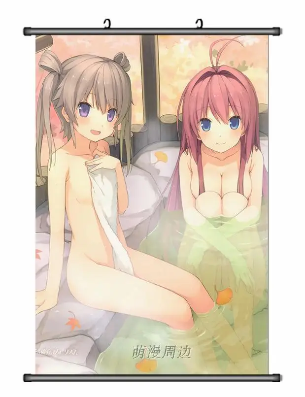 Японское аниме Ao no Kanata Four Rhythm Asuka Kurashina & Mashiro Arisaka домашний декор настенные
