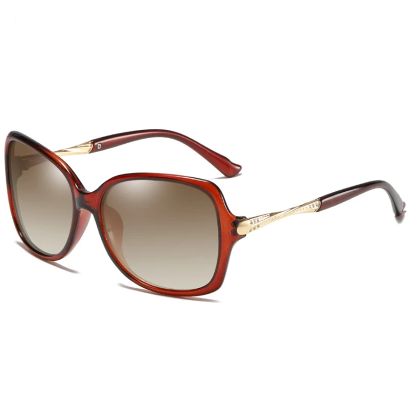 Женские солнцезащитные очки с поляризационными стеклами винтажные брендовые