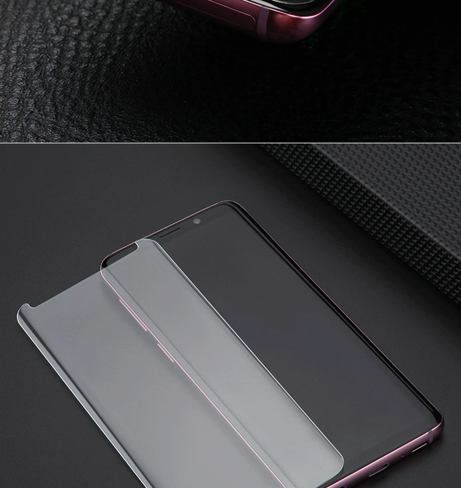Ультрафиолетовый защитный экран для samsung Note9 8 S8 S9 Plus S10Plus Note 10 Plus из закаленного стекла mate 30 Pro UV Liquid P30 pro