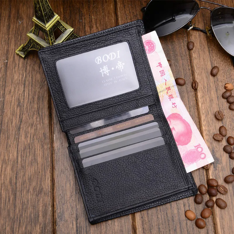 2015 New Style Leather PU Men Wallets short style double color Casual Bags Money Purses Credit Card Holder Clutch|wallet keychain|wallet tissuewallet