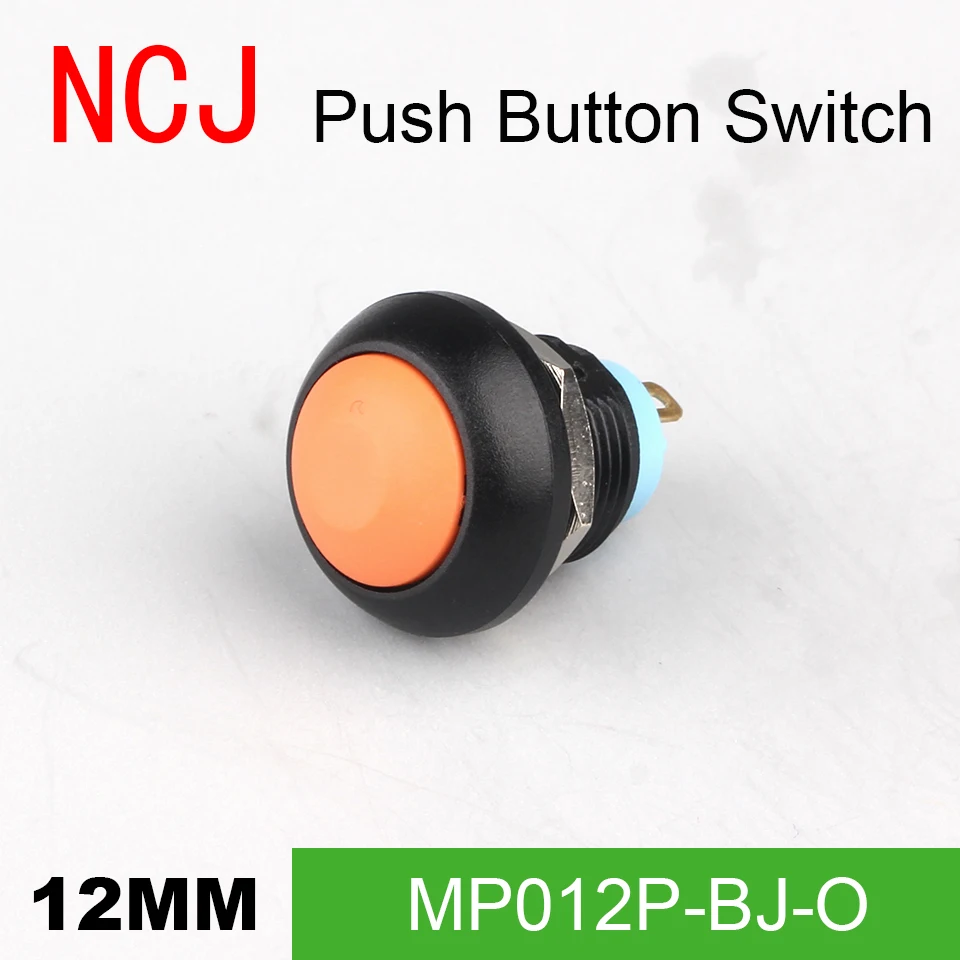 NCJ MP12 PC кнопочный переключатель мгновенного действия семь цветов 2 А|Выключатели|