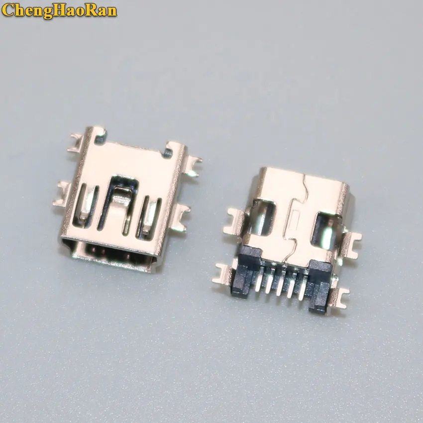 ChengHaoRan 1 10 шт. мини USB разъем тип B 5pin SMT печатная плата раковина 7 гнездо 2
