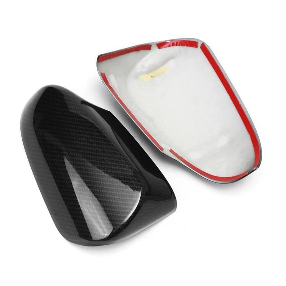 

2Pcs Carbon Fiber Car Sticker Rear View Mirror Cover for Toyota CHR C-HR 2016 2017 2018 high quality
