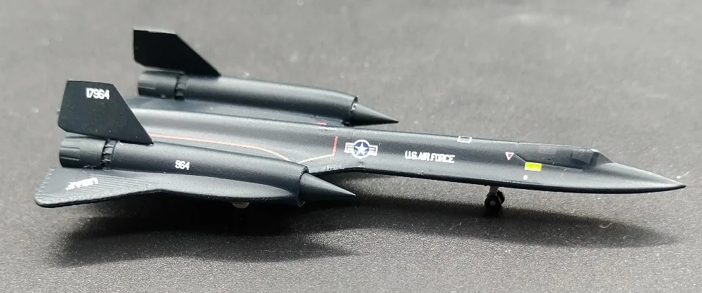 Редкое Специальное предложение 1:400 SR-71A черный сверхзвуковой спутниковый