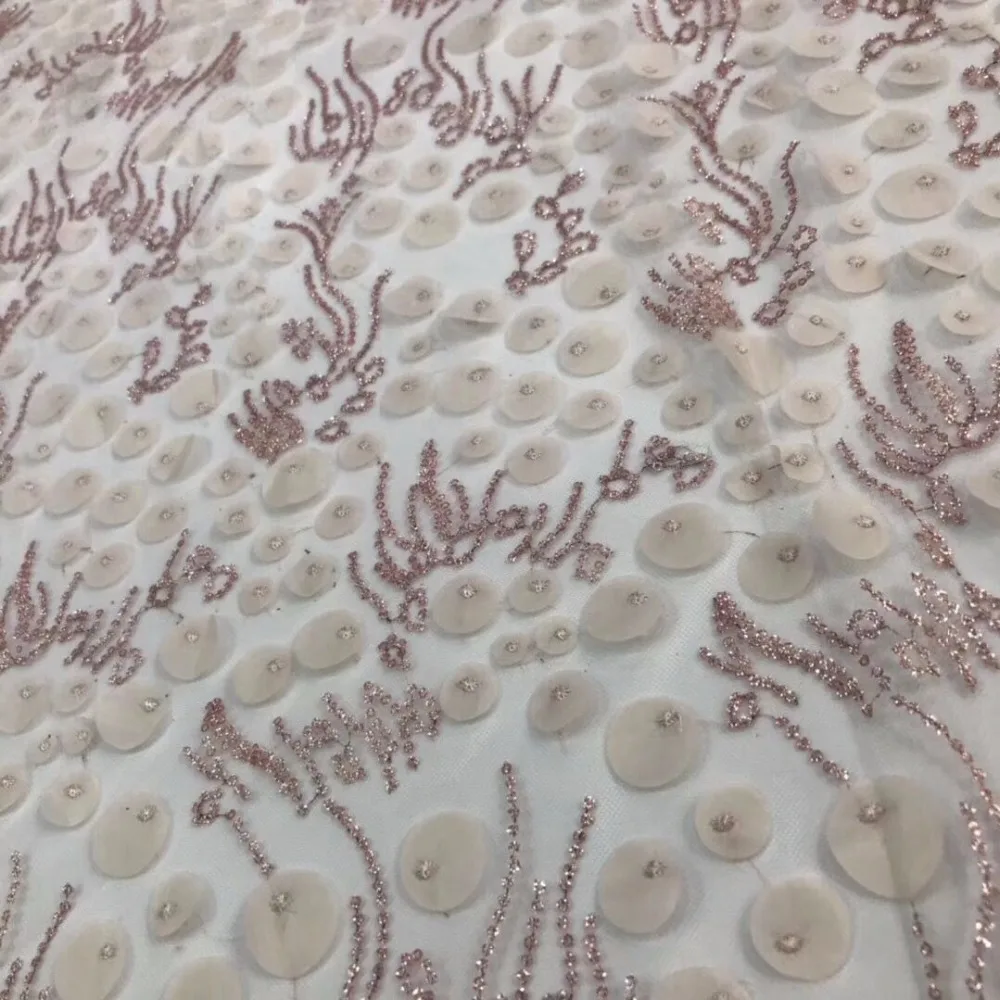 FFLACELL 1 ярд африканская лазерная вышивка сетчатая ткань с блестками блестящее