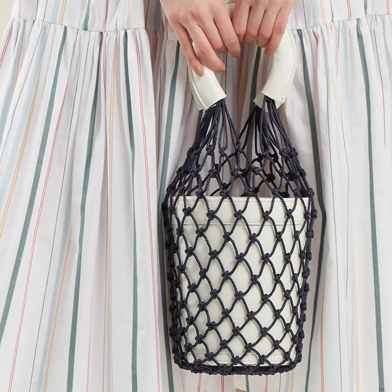 FuAhaLu летняя новая сумка через плечо с волнистым переплетением Корейская