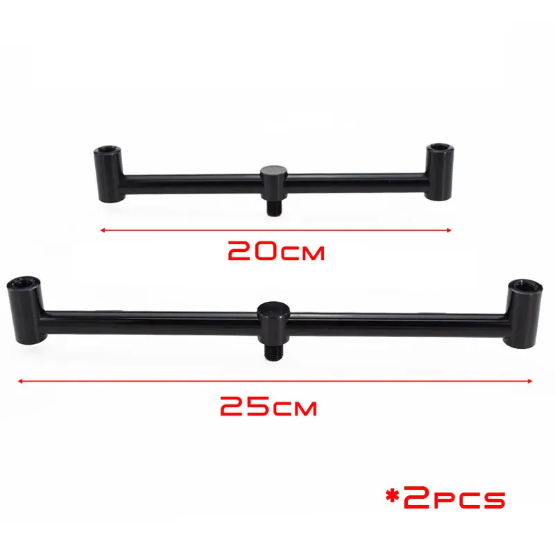 20cm-25cm 2x20 см 25 см 30 см короткий черный Базз баров карпа грубой рыбалки оборудования - Цвет: 20cm-25cm