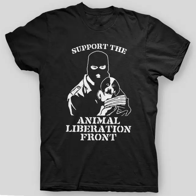Topy lato fajny śmieszny T-Shirt wsparcie wyzwolenie zwierząt przód wegański SXe kryzys ziemi T-Shirt rozmiary S-5X lato
