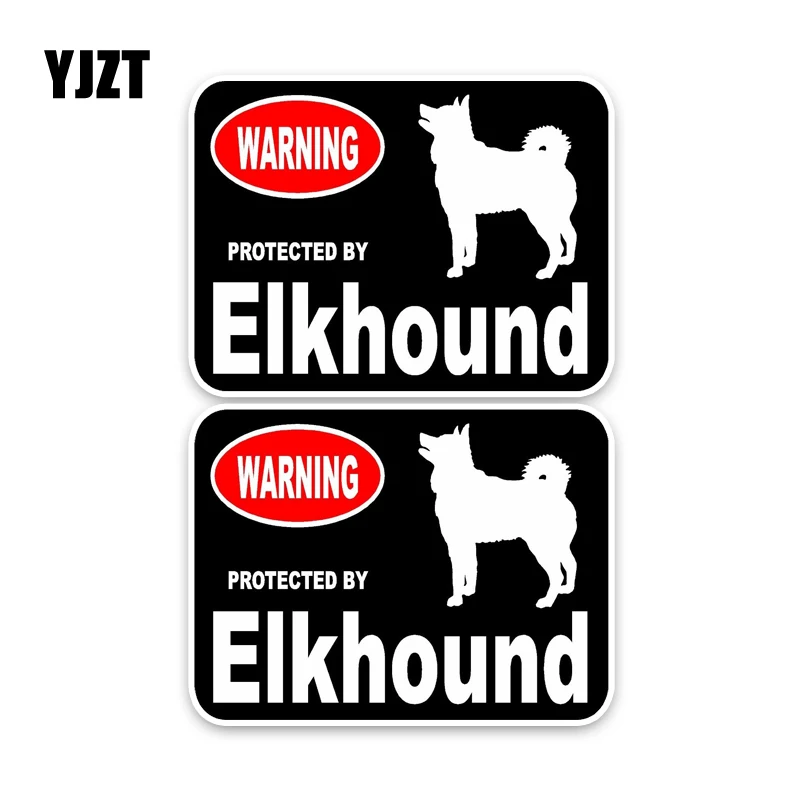 YJZT 15*11 4 см 2 шт. наклейка с изображением собаки|dog car decal|car window decalscar stickers decals |