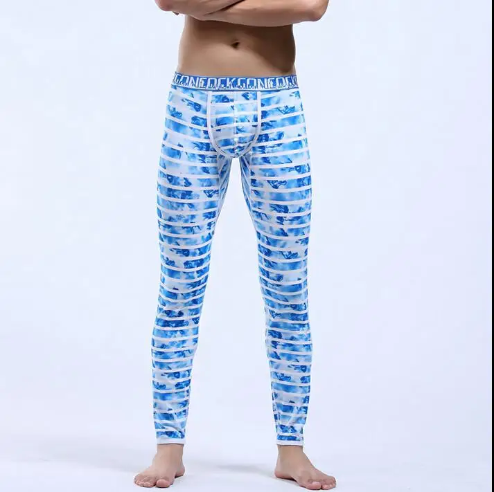 Новинка 2016 мужские кальсоны 100% базовые тонкие ветрозащитные хлопковые леггинсы