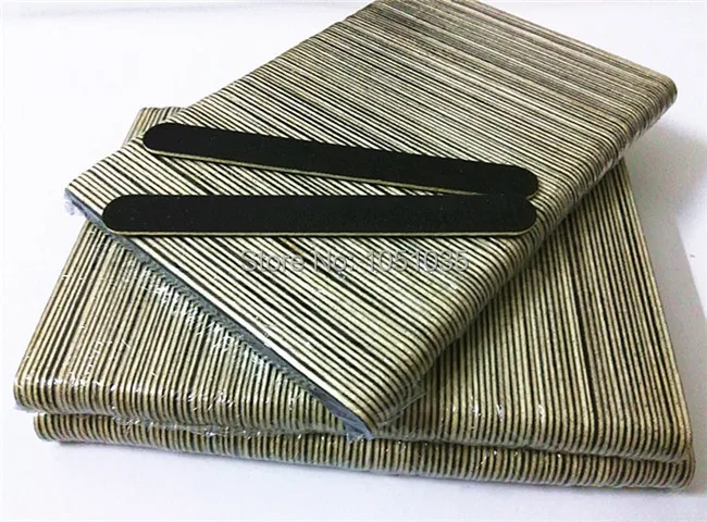 50 шт./лот пилка для ногтей из черного дерева Бесплатная доставка 180/180 | Красота и