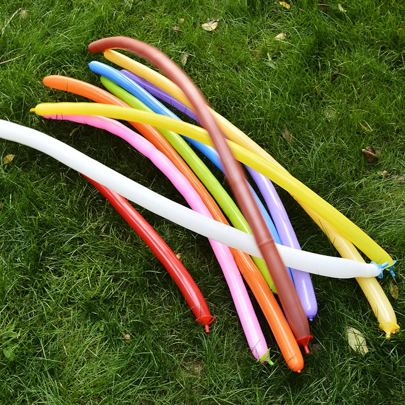 10 шт./лот Магия Длинные полосы шар твист латексные шары удивительные Форма