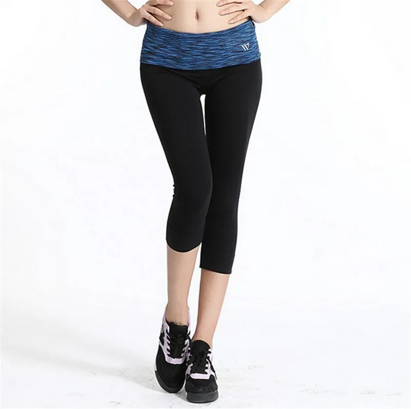 High Waist Yoga Three Quarter Length 