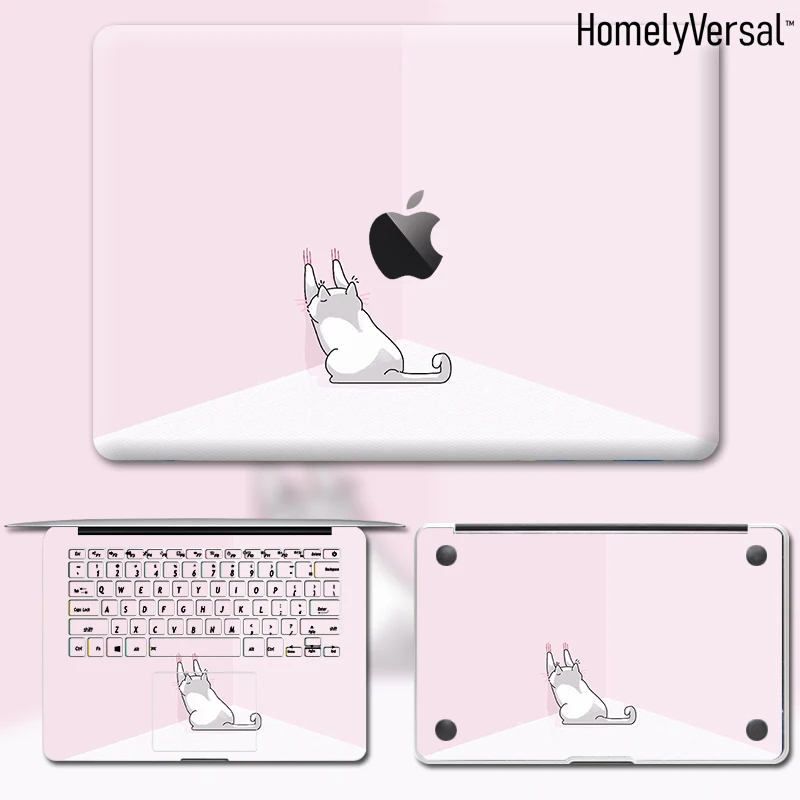 Милый чехол для Macbook Pro Air 11 13 15 Retina Защитная Наклейка на весь корпус милый защитный