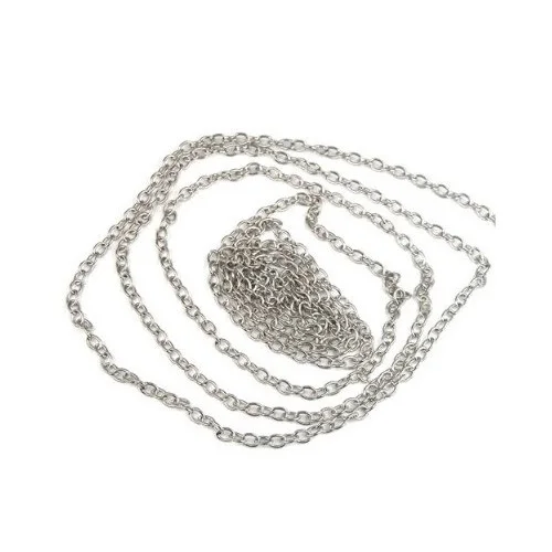 2 Meters Long Silver Plated Fine Chain Jewelry Making Fashion Findings DIY Gift | Украшения и аксессуары