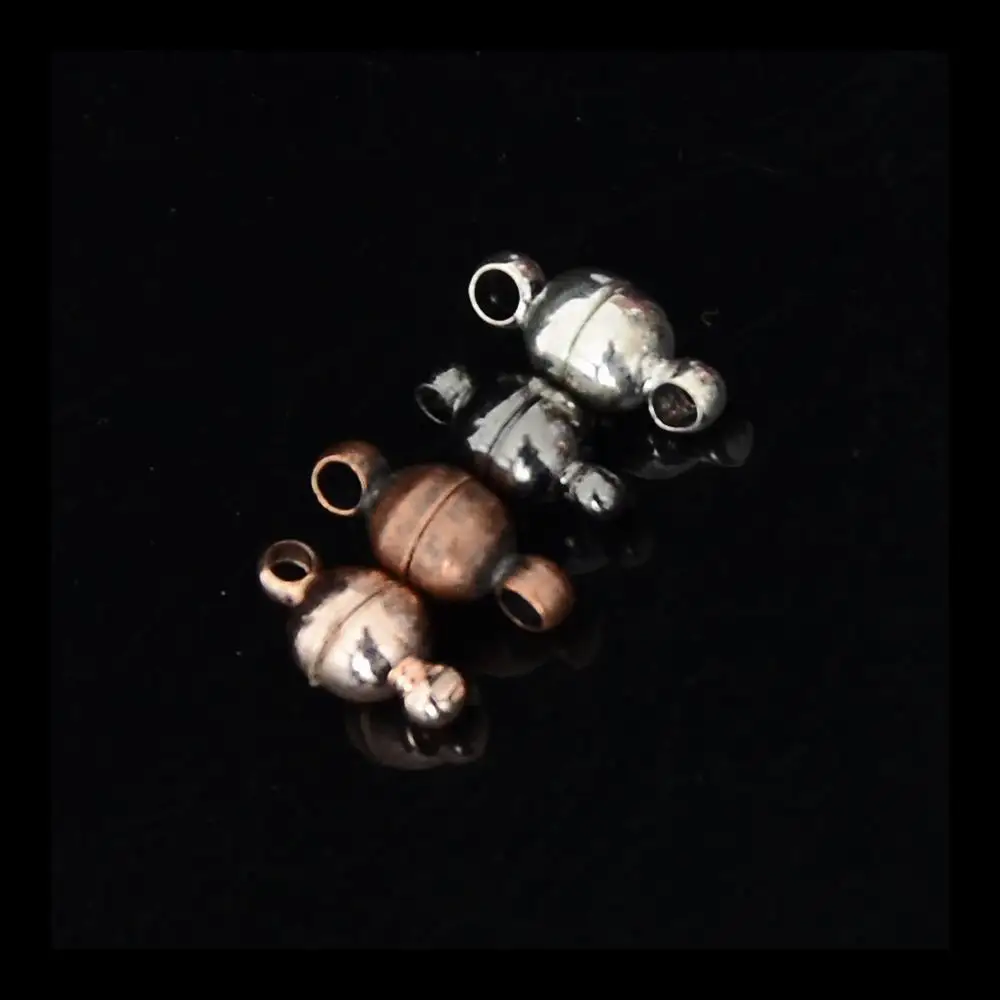 Винтажная магнитная застежка коннекторы с магнитной пряжкой для ожерелья