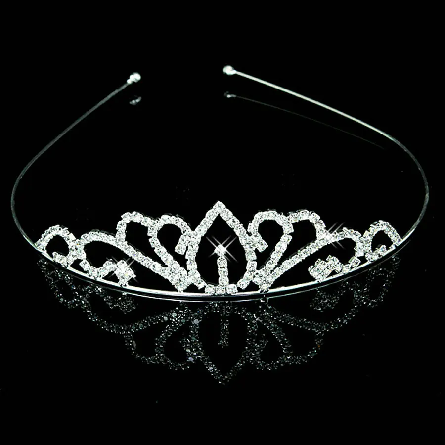 Женская Посеребренная диадема свадебные аксессуары для волос|hair accessories bridal|wedding