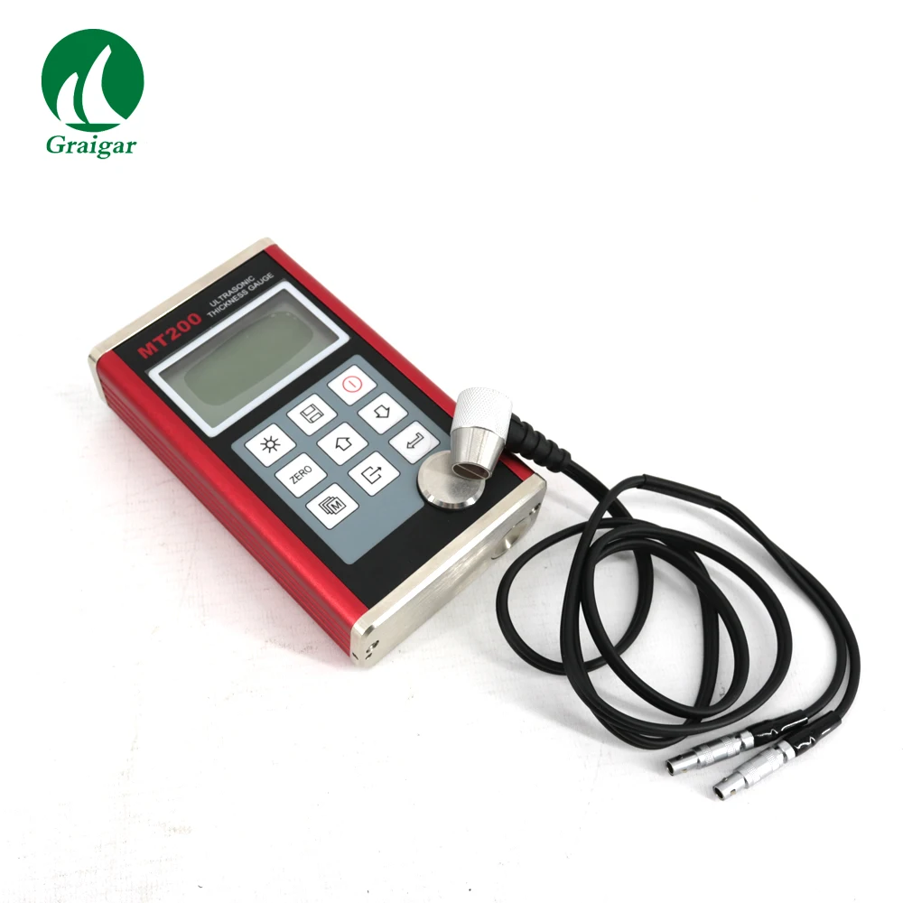 

MT200 Digital Ultrasonic Thickness Gauge Measuring Range:0.75~300mm (in Steel)