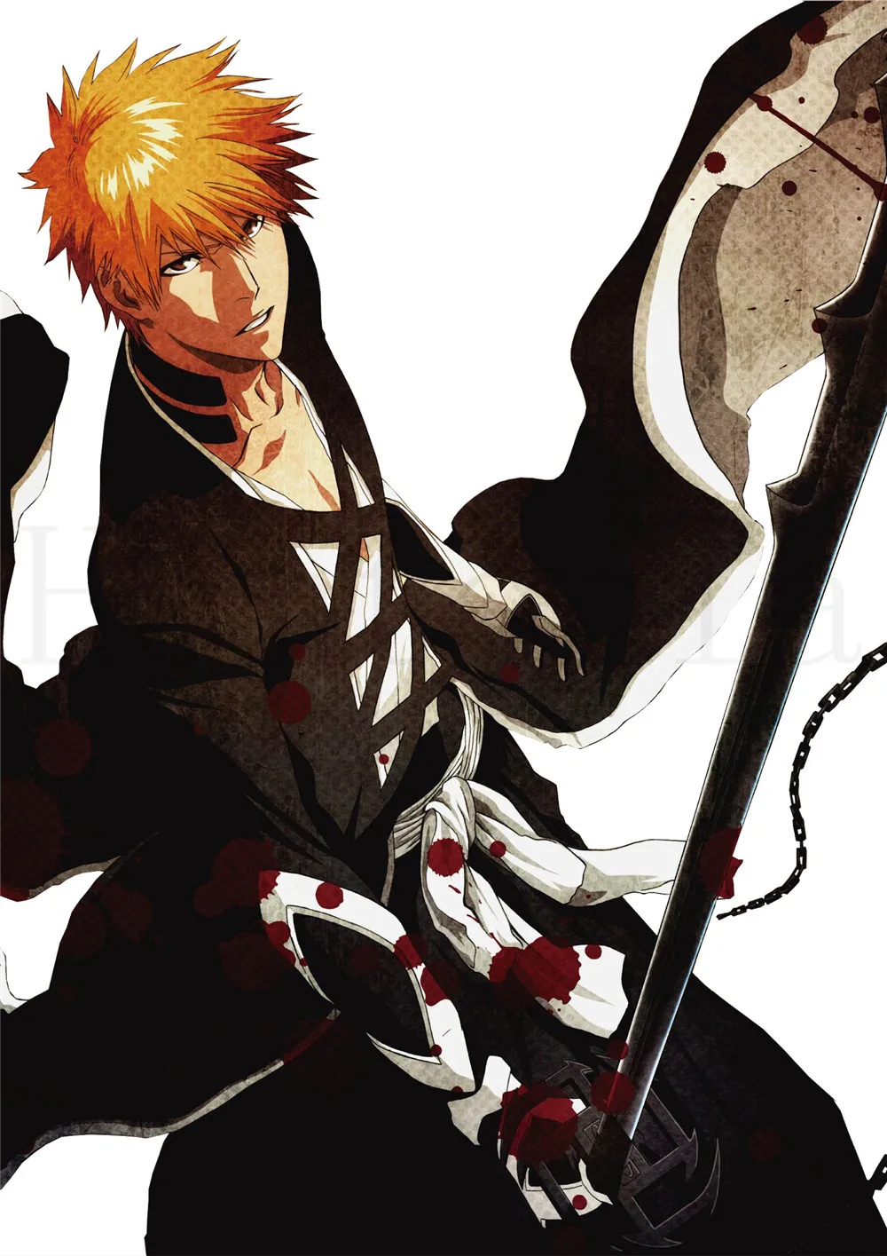 Тёмно-синий BLEACH плакаты мультфильм наклейки на стену с белым покрытием бумага печатает Высокое разрешение гостиная спальня бар украшения дома искусство бренд - Цвет: Тёмно-синий