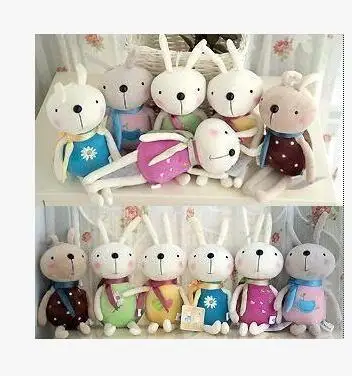 5 шт. Разные цвета Улыбка кролика милый и симпатичный плюшевый игрушки Свадебные