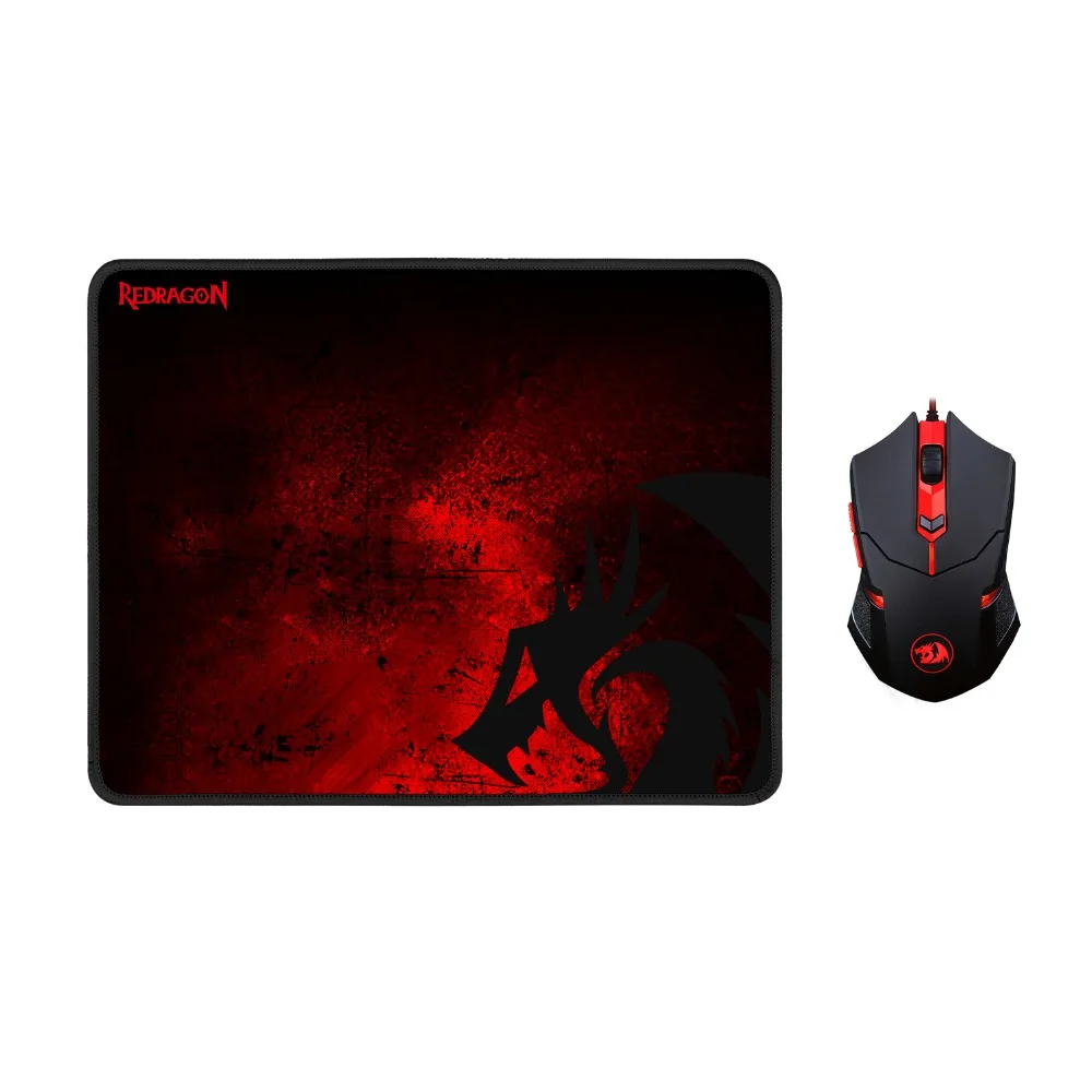 Игровая мышь плюс большой игровой коврик для мыши Combo 3200 DPI Проводная