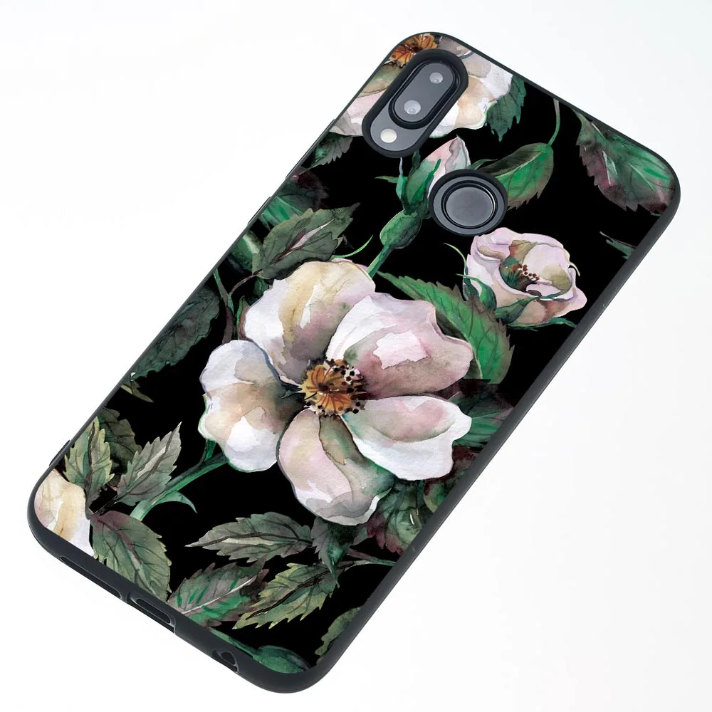 Shockproof Phone Cases For Huawei Honor 9i 9 Lite 10 Note V10 V9 Play G10 GR3 GR5 2017 Flowers Marble Case Covers |